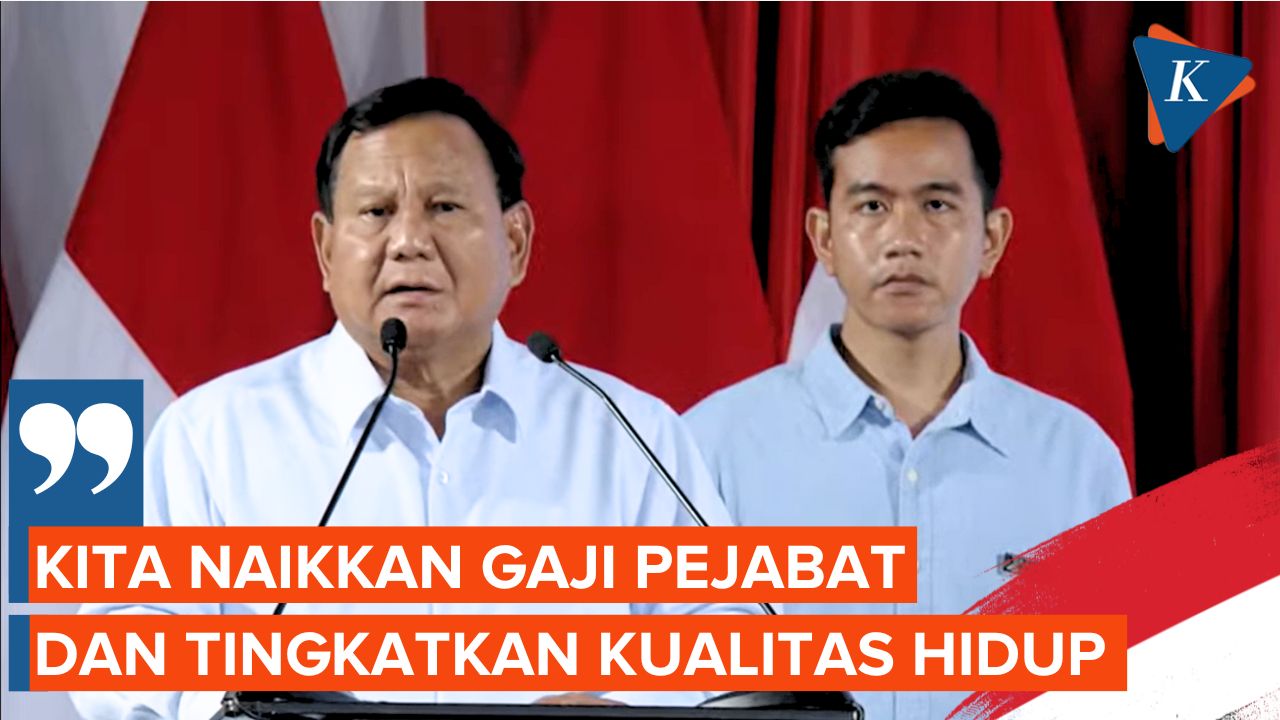 Gagasan Prabowo Berantas Korupsi, Naikkan Gaji Pejabat Penyelenggara Negara