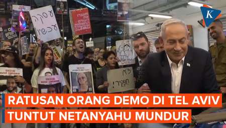 Peringati 200 Hari Perang di Gaza, Ratusan Warga Israel Demo Tuntut Netanyahu Mundur