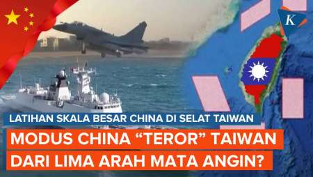 Pengepungan Di 5 Arah Mata Angin, China "Teror" Taiwan Di Balik Klaim Latihan Militer?