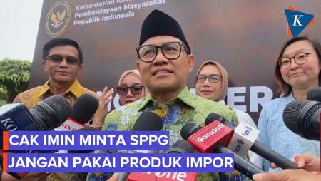 Cak Imin: Jangan Produksi MBG Menggunakan Bahan Impor