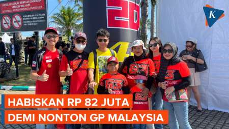 Nonton MotoGp di Malaysia, Fan dari Indonesia Rogoh Kocek Rp 82 Juta