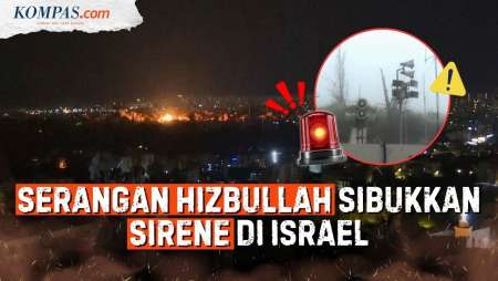 Sirene Di Israel Meraung Saat Deteksi Serangan Dari Hizbullah