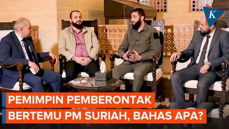 Pertama Kalinya, Pemimpin Pemberontak Bertemu dengan PM Suriah 