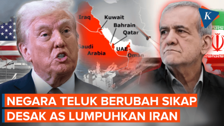 Berubah Sikap, Negara Teluk Kini Disebut Minta AS Lumpuhkan Iran