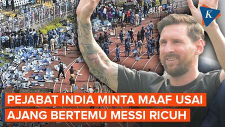 Bikin Kacau Acara Messi, Pejabat India Minta Maaf Karena "Pengen" Foto