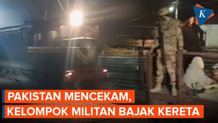 Kelompok Militan Bajak Kereta Api di Pakistan, 27 Orang Tewas Termasuk Masinis