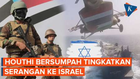 Gempuran AS-Inggris Tak Hentikan Houthi Serang Israel