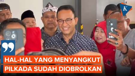 Anies Akui Bahas soal Pilkada dengan PDI-P, Sinyal Maju?