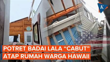 Badai Tropis Lala Terbangkan Atap Rumah Warga Hawaii, Fasilitas Umum Porak-poranda
