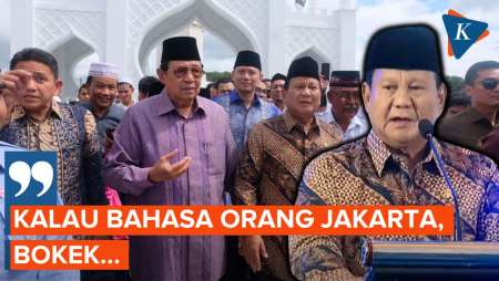 Minta Maaf Baru ke Aceh Lagi, Prabowo Mengaku Bokek Kalah Pilpres