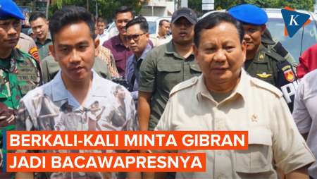 Gibran Sebut Prabowo Berkali-kali Minta Dirinya Jadi Bacawapres