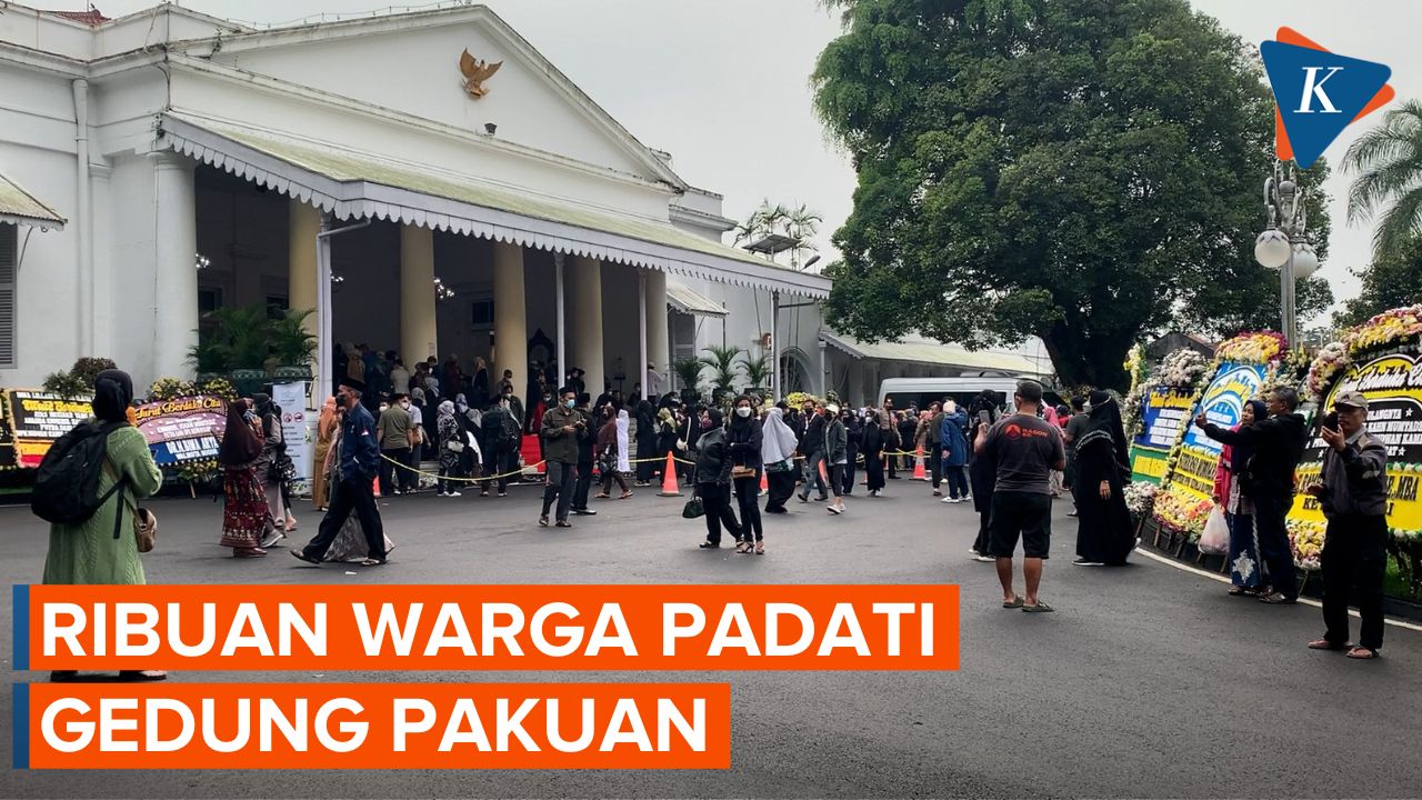 Jelang Pemakaman Eril, Ribuan Warga Padati Gedung Pakuan Bandung