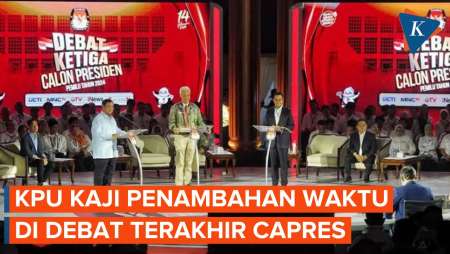 KPU Kaji Penambahan Waktu Closing Statement di Debat Capres Kelima