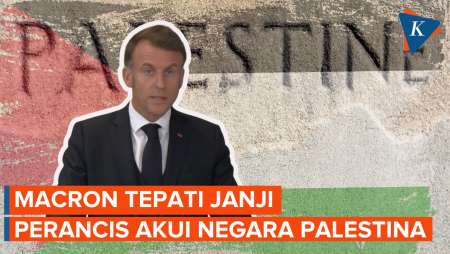 Perancis Resmi Akui Palestina, Macron Serukan Perdamaian