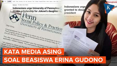 Media Asing Soroti Beasiswa Erina Gudono dari University of Pennsylvania