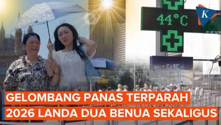 Kubah Panas "Mengunci" Eropa Dan AS, Suhu Tembus 44 Derajat Celcius