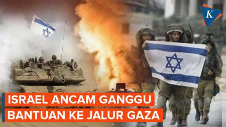 Israel Ancam Serang Konvoi Pembawa Bantuan ke Jalur Gaza