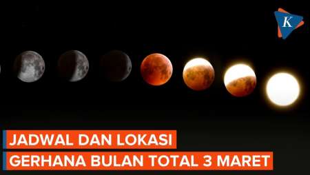 Jadwal Dan Lokasi Lihat Gerhana Bulan Total 3 Maret 2026