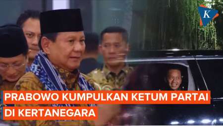 Prabowo Kumpulkan Ketua Umum Partai di Kertanegara, Ada Apa?