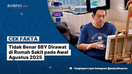 Tidak Benar SBY Dirawat di Rumah Sakit pada Awal Agustus 2025