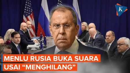 Menlu Sergei Lavrov Buka Suara Usai "Hilang", Tepis Penyebab Pertemuan Putin-Trump Batal