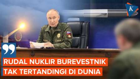 Putin Pamer Rudal Burevetsnik Rusia, Senjata Nuklir Tak Terbatas