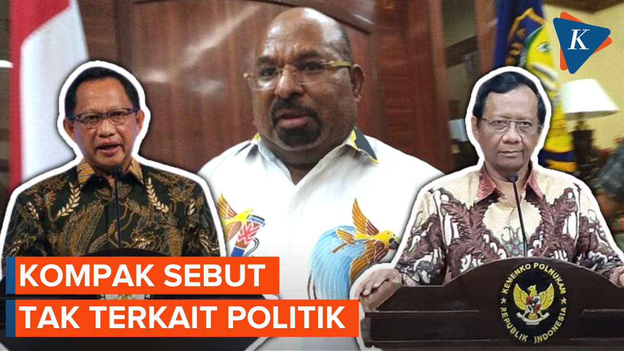 2 Menteri Sebut Kasus Gubernur Papua Lukas Enembe Tak Terkait Politik