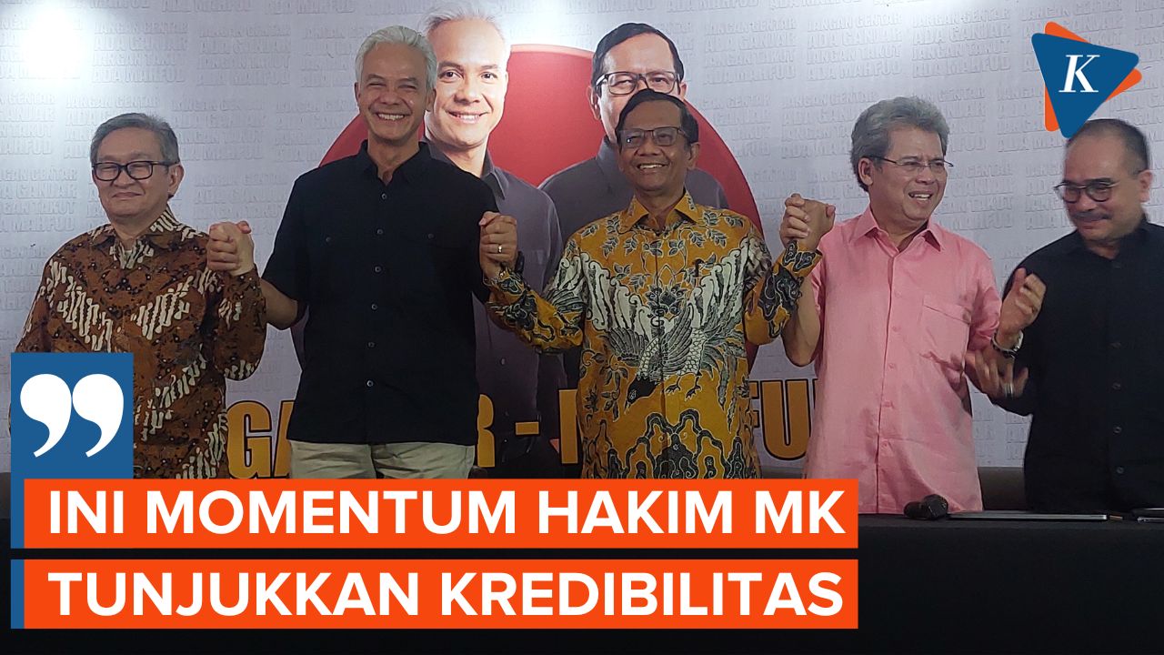 Akan Gugat Hasil Pilpres ke MK, Ganjar-Mahfud: Momentum Hakim Tunjukkan Kredibilitas