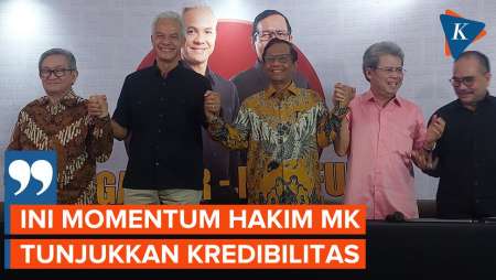 Akan Gugat Hasil Pilpres ke MK, Ganjar-Mahfud: Momentum Hakim Tunjukkan Kredibilitas