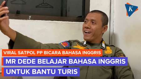 Viral Mr Dede Satpol PP Jago Bahasa Inggris, Belajar dari Film untuk Pandu Turis di Jakarta