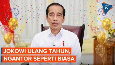 Jokowi Ulang Tahun Hari Ini, Ngantor di Istana Seperti Biasa