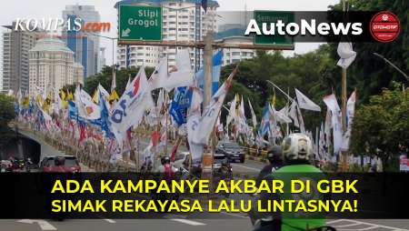 Simak Rekayasa Lalu Lintas Saat Kampanye di GBK Besok