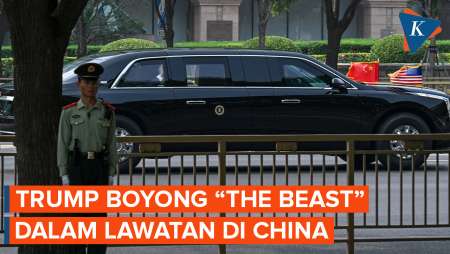 "Tolak" Pakai Mobil China, Trump Bawa "The Beast" Dalam Kunjungan Di Beijing
