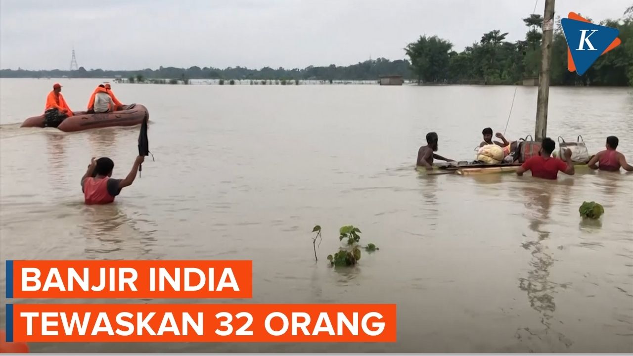 Banjir Melanda India, 32 Orang Tewas