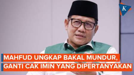 Mahfud MD Bakal Mundur, Bagaimana Dengan Jabatan Cak Imin Sebagai Wakil Ketua DPR?