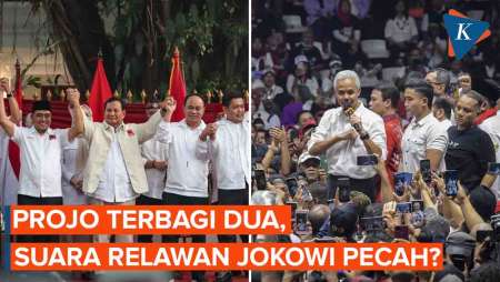 Suara Relawan Jokowi Terpecah di Antara Ganjar dan Prabowo