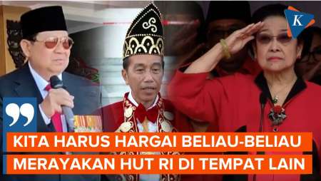 Megawati-SBY Tak Hadiri Upacara HUT RI di IKN, Jokowi: Kita Harus Menghargai...