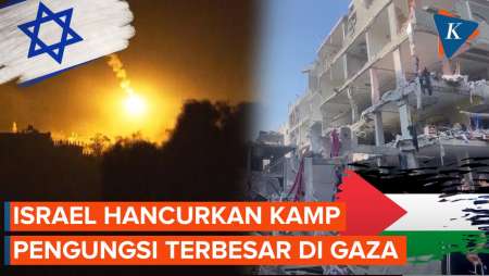 Israel Serang Kamp Pengungsi Jabalia di Gaza, 50 Orang Dilaporkan Tewas