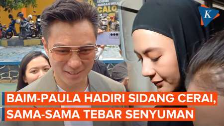 Momen Paula Verhoeven dan Baim Wong Hadiri Sidang Mediasi Lanjutan Perceraian di PA Jaksel