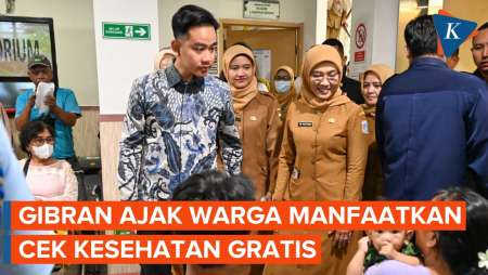 Wapres Gibran Ajak Warga Ikut CKG untuk Tingkatkan Harapan Hidup 