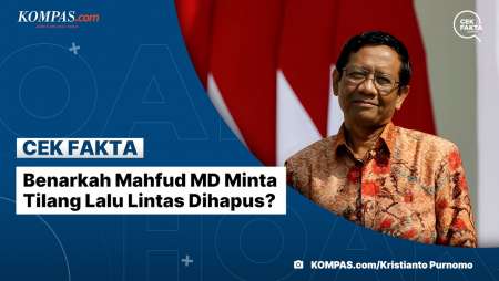Benarkah Mahfud MD Minta Tilang Lalu Lintas Dihapus?