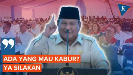 Indonesia Aman Saat Dunia Perang, Prabowo: Yang Mau Kabur, Silakan!