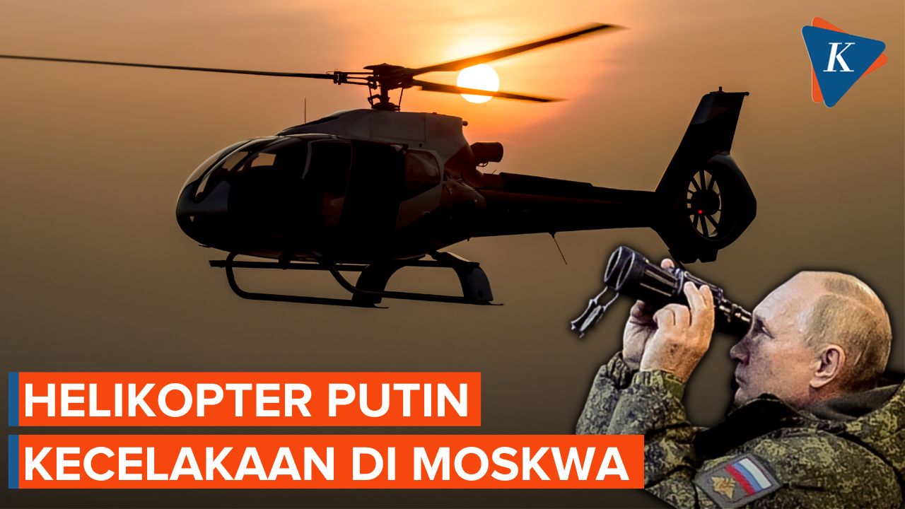 Helikopter Angkut yang Biasa Digunakan Vladimir Putin  Kecelakaan di Moskwa
