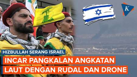 Israel Diserang Hizbullah, Pangkalan Angkatan Laut Dekat Haifa Jadi Sasaran Drone