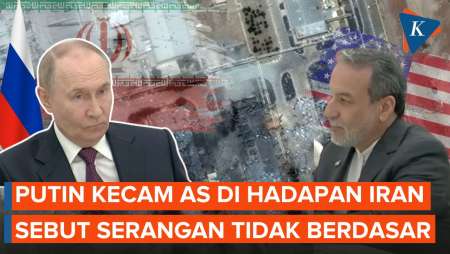 Di Hadapan Menlu Iran, Putin Kecam Serangan AS Tidak Bisa Dibenarkan