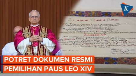 Vatikan Rilis Surat Bukti Kardinal Prevost sebagai Paus Baru