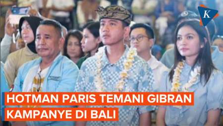 Hotman Paris Temani Gibran Rakabuming Kampanye di Bali