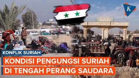 Perang Suriah Vs Pemberontak HTS, Ribuan Warga Mengungsi di Jalanan Tabqa