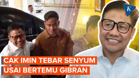 Cak Imin Senyum Sumringah Temui Gibran di Solo, Ada Apa?