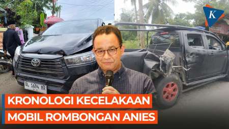 Mobil Rombongan Anies Kecelakaan di Aceh, Semua Penumpang Selamat